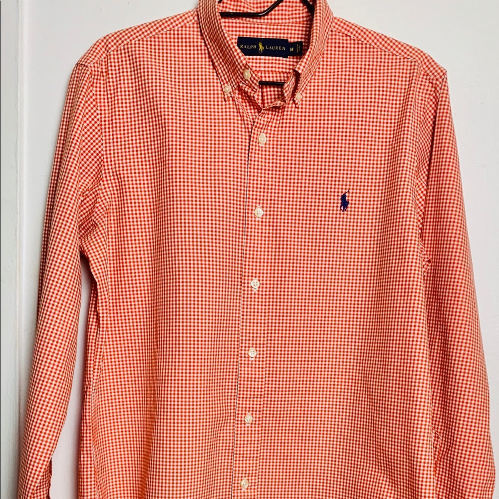 Ralph Lauren Red & White Checked Shirt Classic